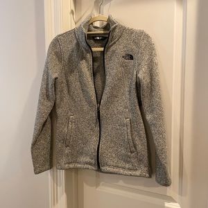 Heather grey Northface warm jacket